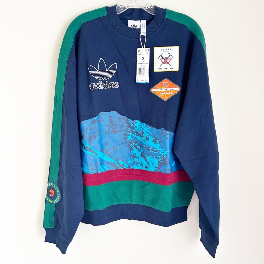 Adidas Originals Relaxed Fit Archive Art Sweatshirt